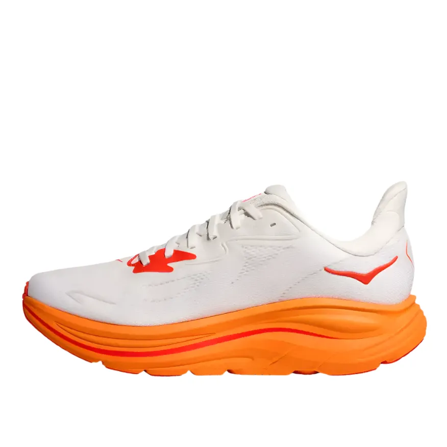 All Surface Grip short - distance - runner Hoka Mens Trainer Clifton 10 Frost/Orange Zest