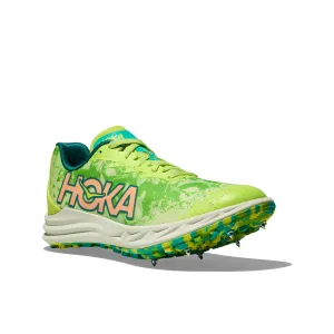 Hoka Unisex Trainer Running Spike Crescendo XC Lettuce/Electric Lime treadmill - suitable