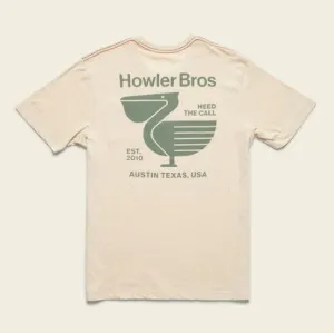Sports Apparel Howler Brothers Mens Shirt Pelican Postage Pocket T
