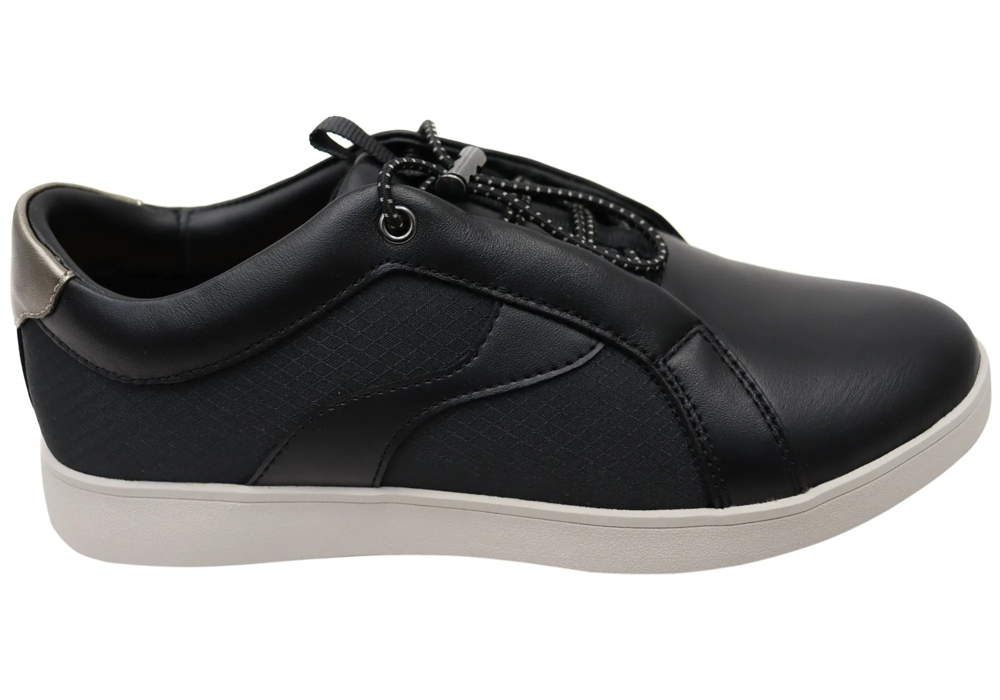 Every Season Freedom Walk Hush Puppies Monroe Womens Comfortable Leather Slip On Shoes