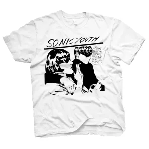 Goo White T-Shirt Essential Fit Floral Pattern