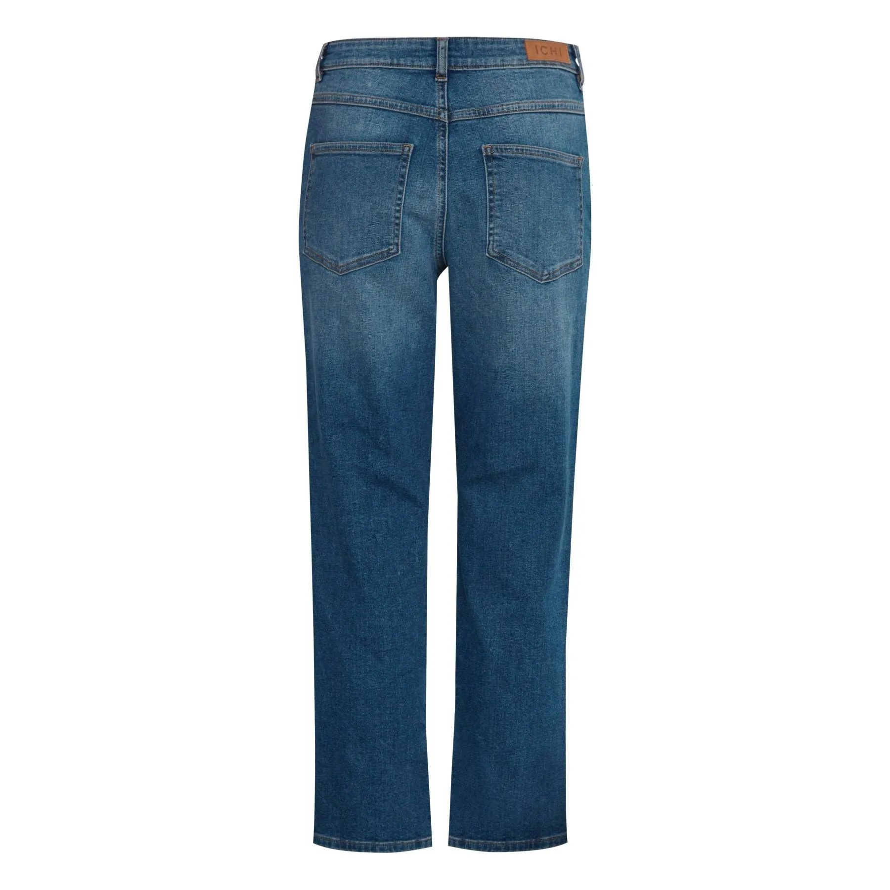 Outfit Vibe Smooth Loose Versatile Ichi Womens Twiggy Raven Jeans Medium Blue