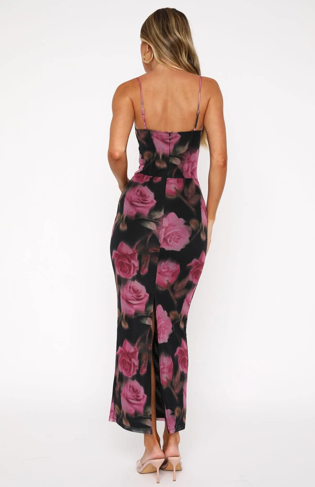 Dreamy Flow Matte Look Infinite Bliss Maxi Dress Midnight Romance