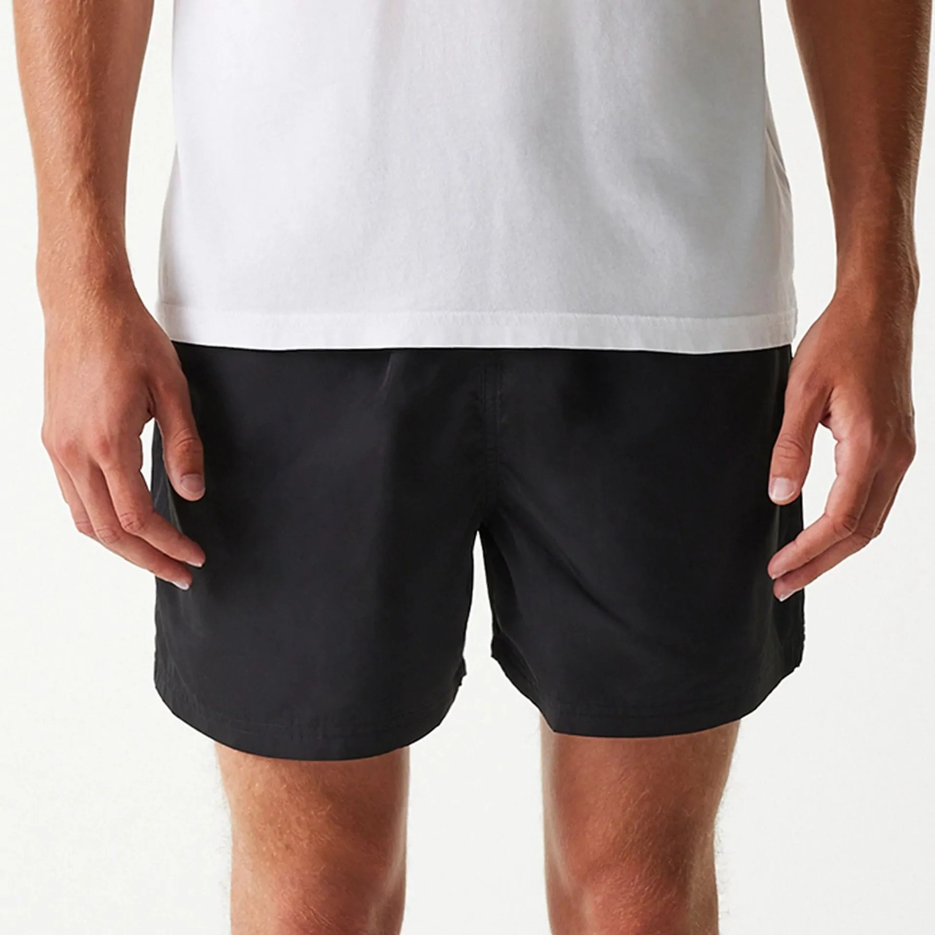 Stretch Layer New Era Black Swim Shorts