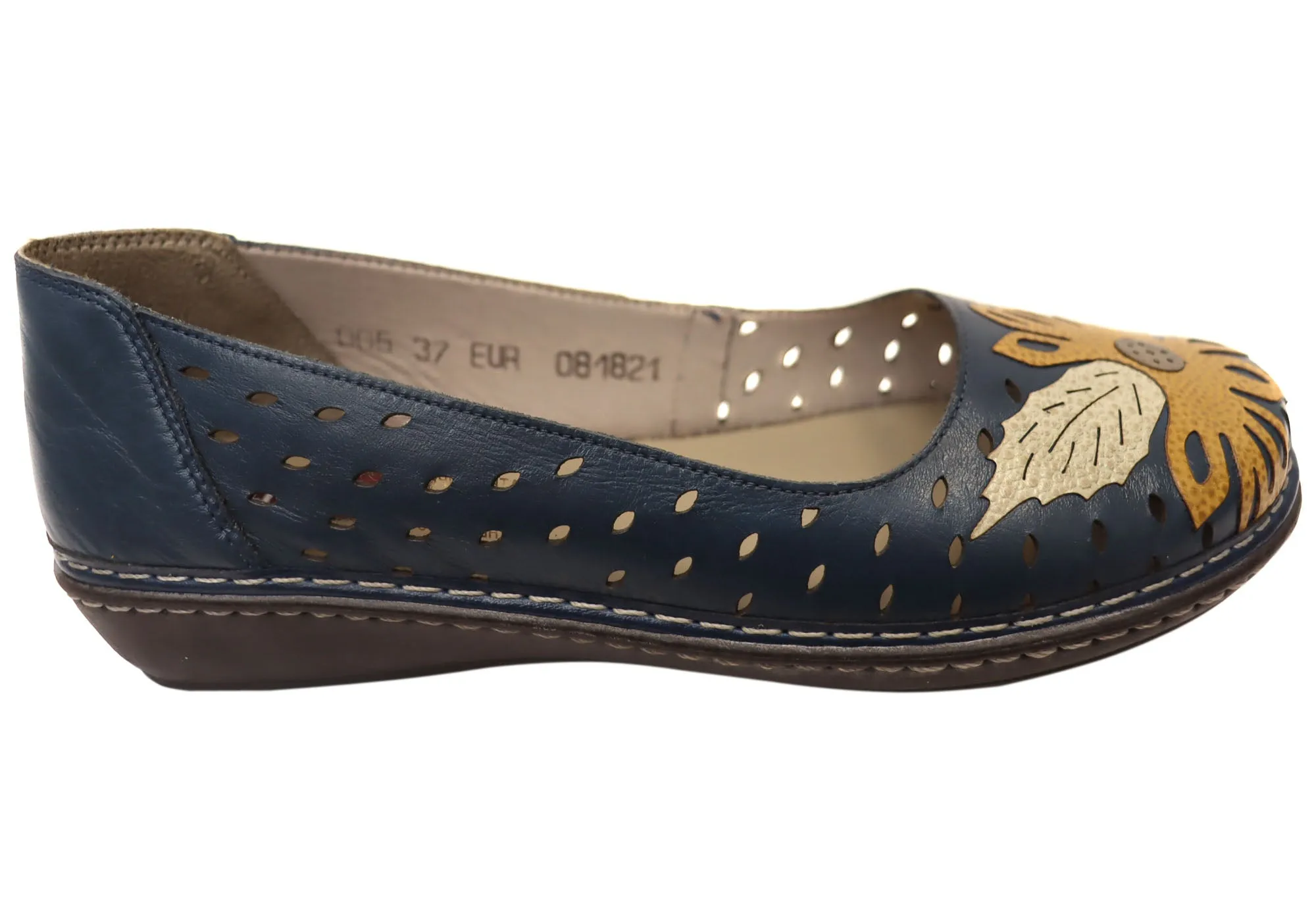 J Gean Leah Womens Comfortable Leather Shoes Made In Brazil Antistatic