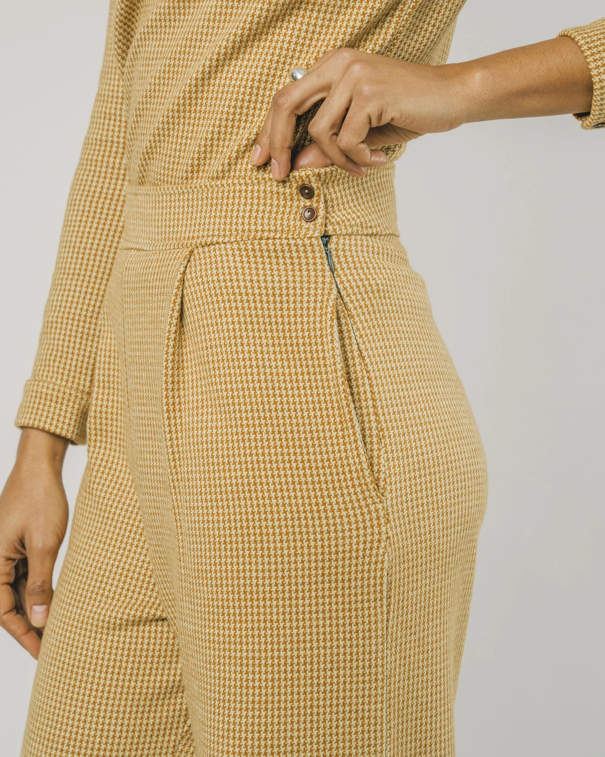 Jacquard Oversize Pants Pumpkin Windproof coating AdjustableTabs