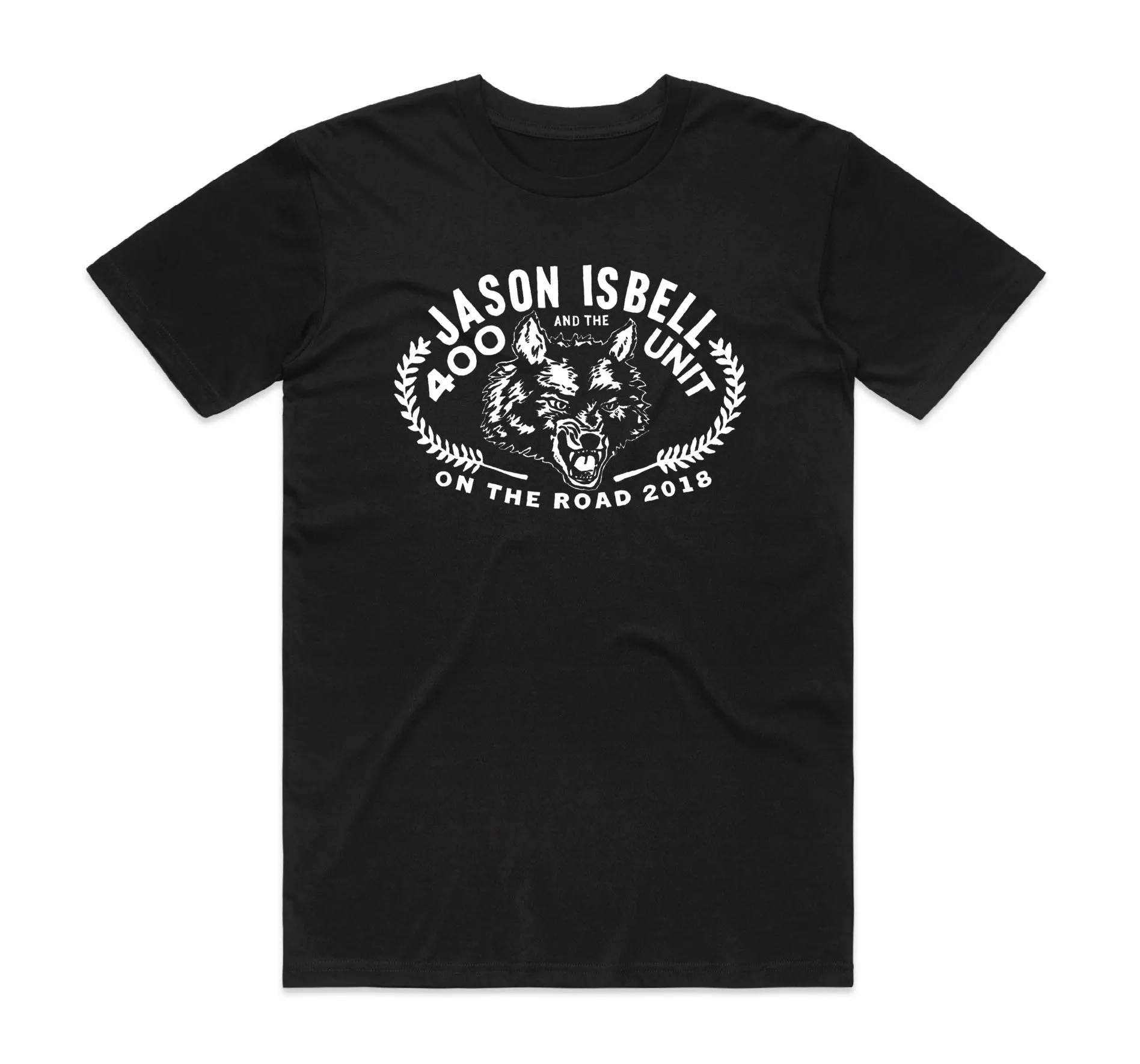 SoftenedTexturedWeave Office Attire Jason Isbell Wolf T-Shirt