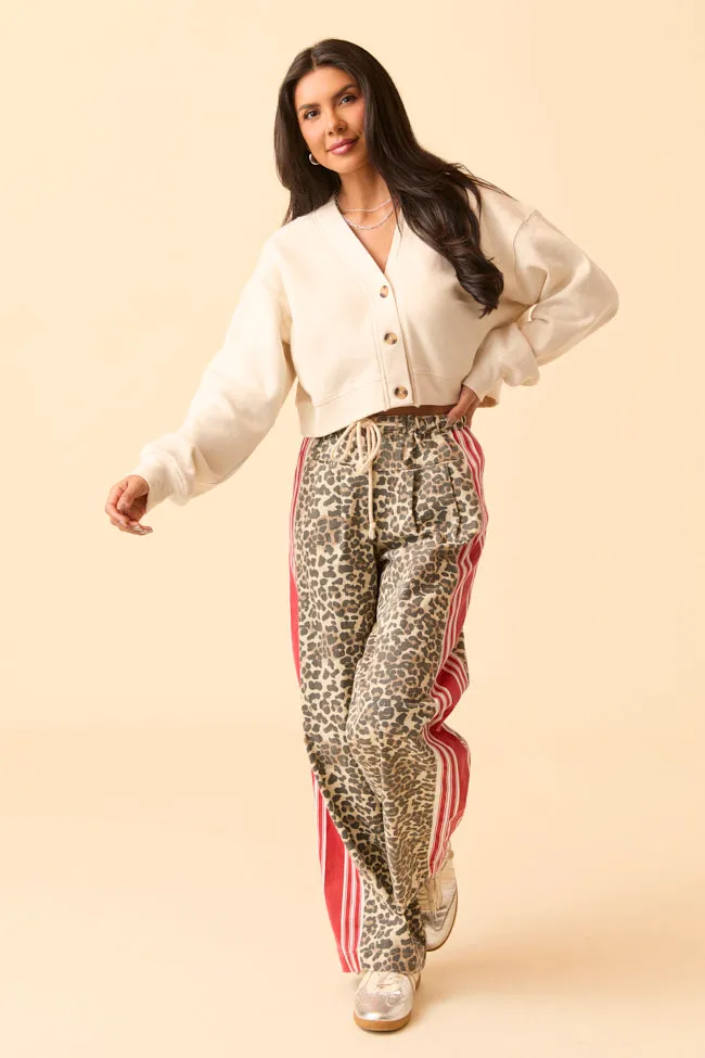 Easy Layering Denim style Julianna Cream Cardigan