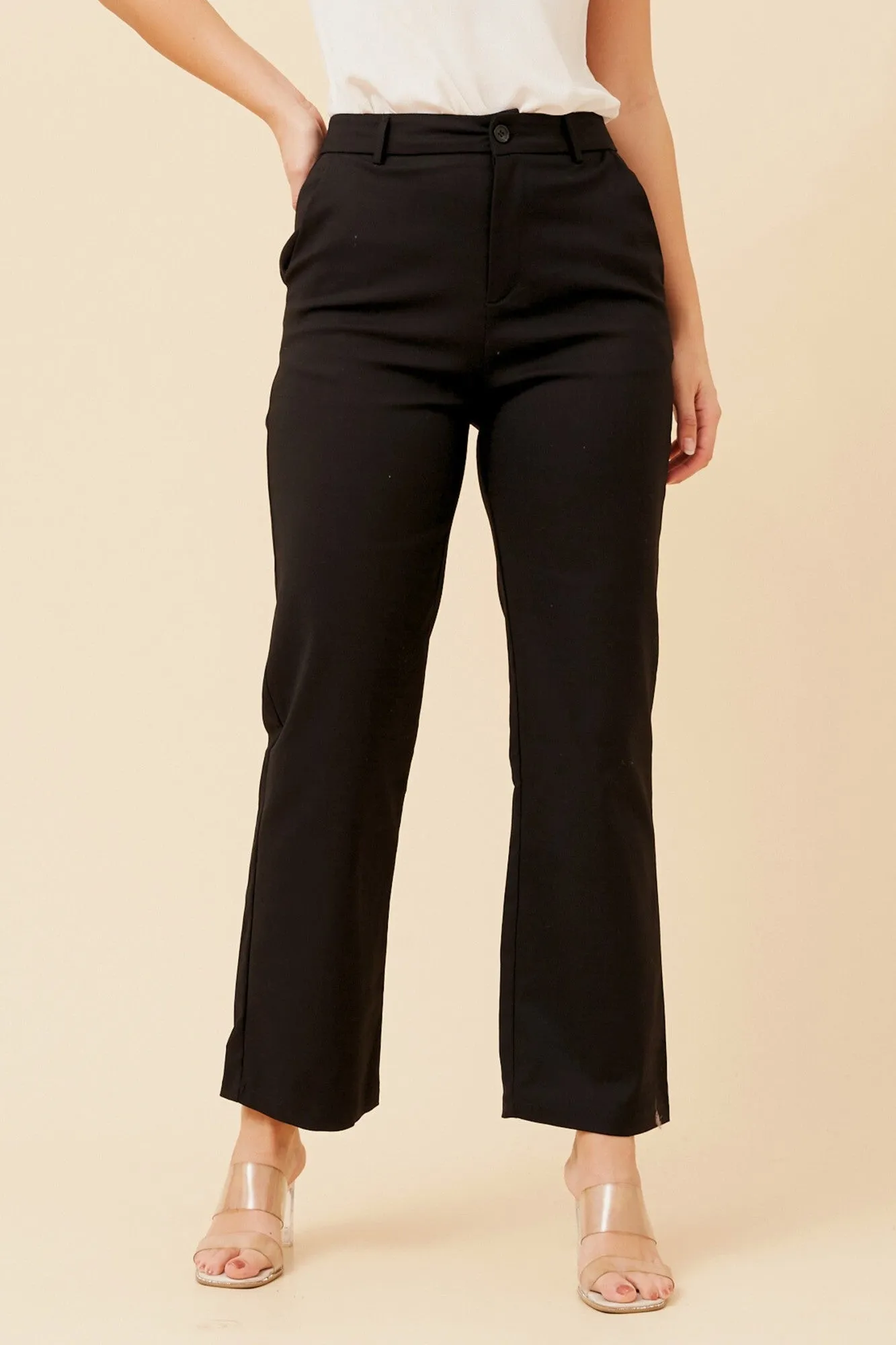 Relaxed Fit Design Anti Pilling Fabric KRIZIA SOLID PANTS