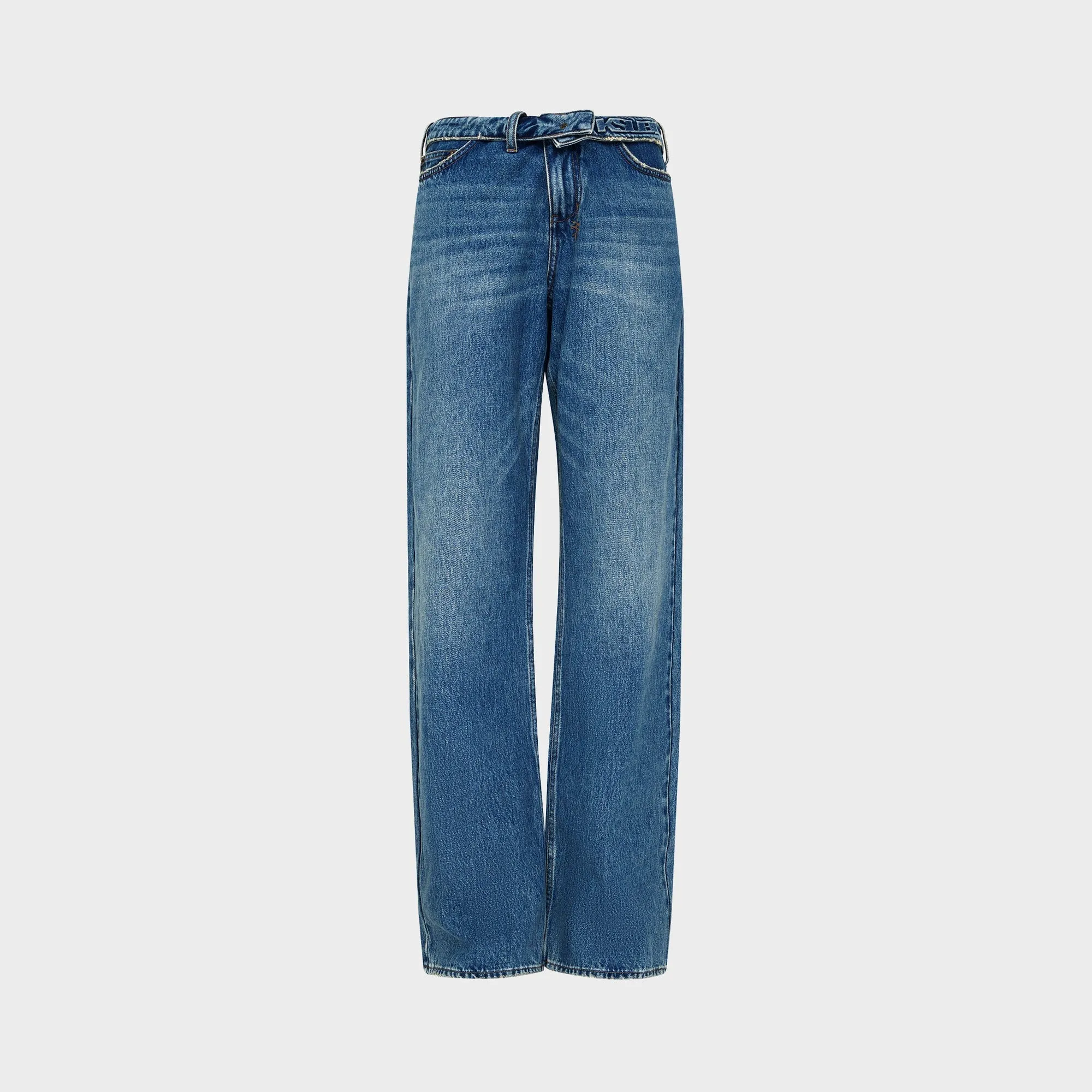 Ksubi Low Rider Flip Jean - Aged Teen Outfit Outdoor Adventure Sunny Vibes Clean Detail