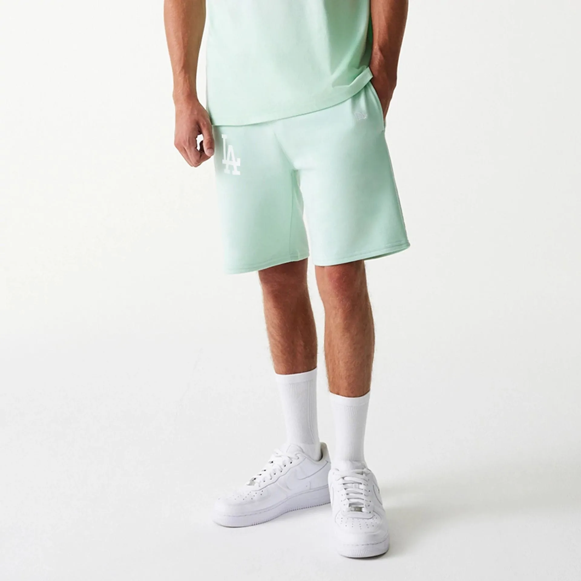LA Dodgers MLB League Essential Pastel Green Shorts Eco-friendly