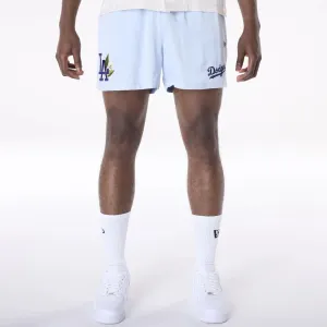 LA Dodgers MLB Woven Pastel Blue Shorts Cross Ventilation Channels