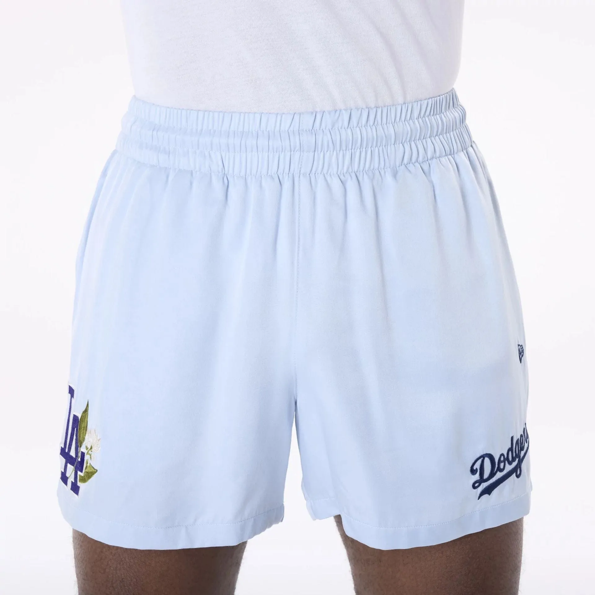 LA Dodgers MLB Woven Pastel Blue Shorts Minimalist Look