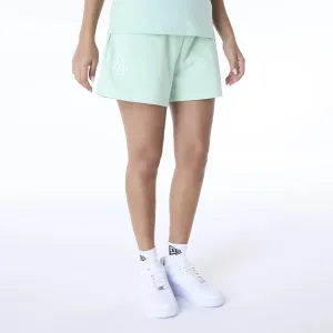 Gym Wear LA Dodgers Womens MLB League Essential Pastel Green Shorts