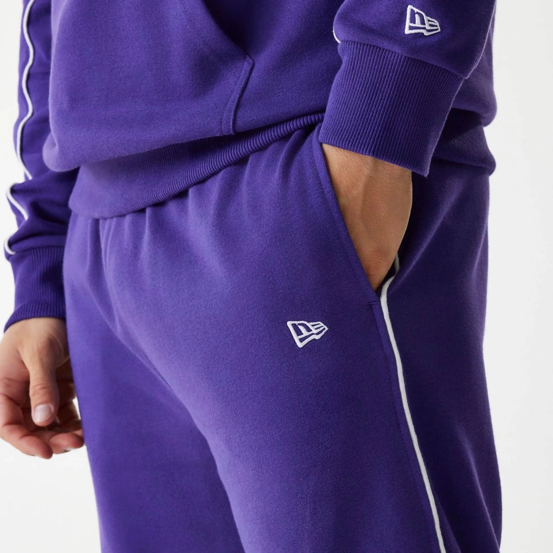 LA Lakers NBA Piping Purple Joggers Comfy Wardrobe High Stretch Fit