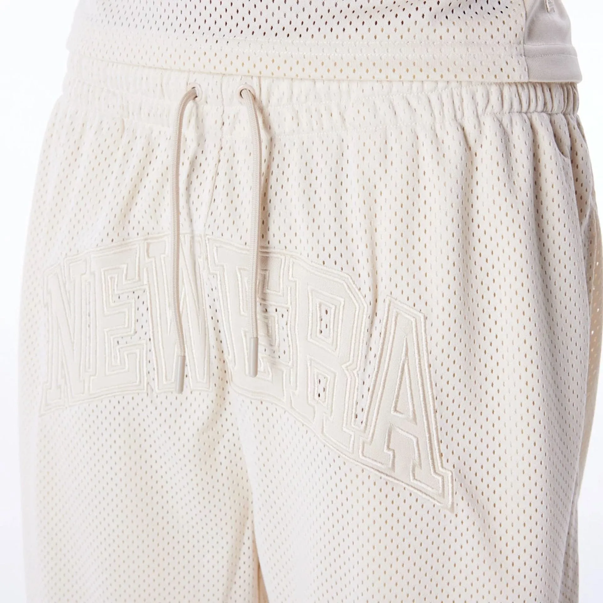 New Era Mesh Stone Oversized Shorts Odor Control Treatment