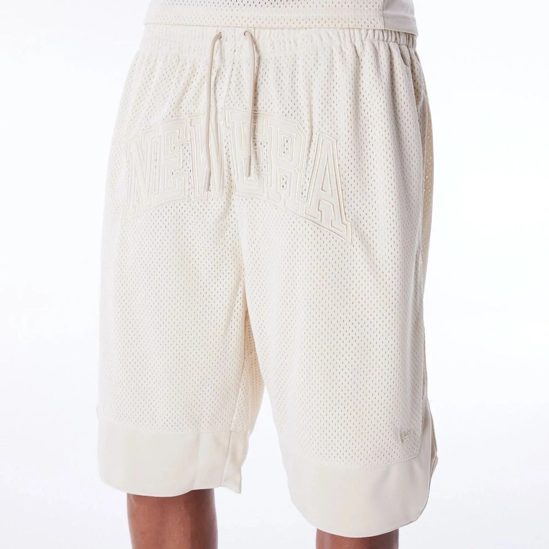 New Era Mesh Stone Oversized Shorts Moisture Wicking Lining Outdoor Days