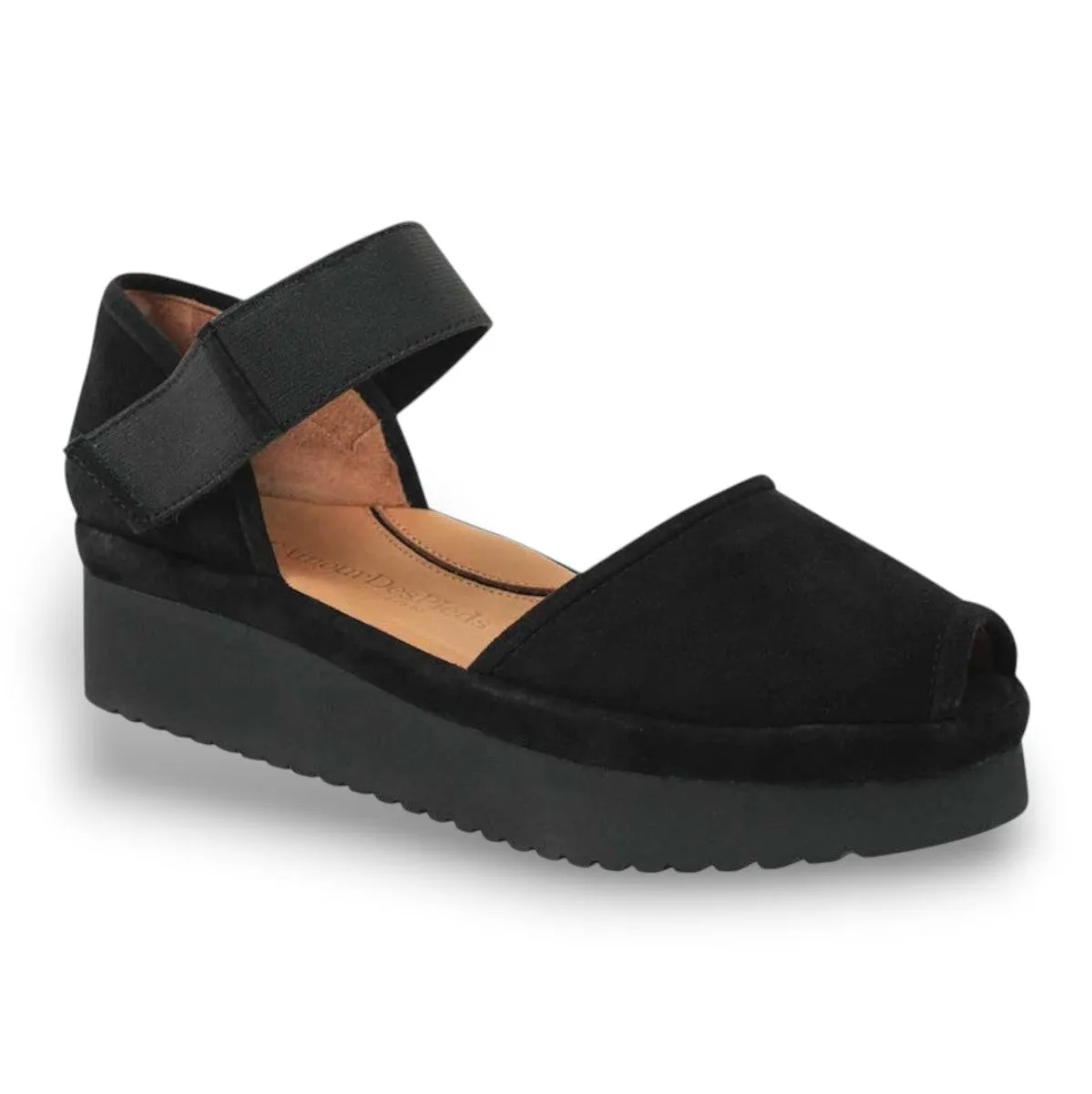 L'Amour Des Pieds Women's Amadour Black Suede Light Pace