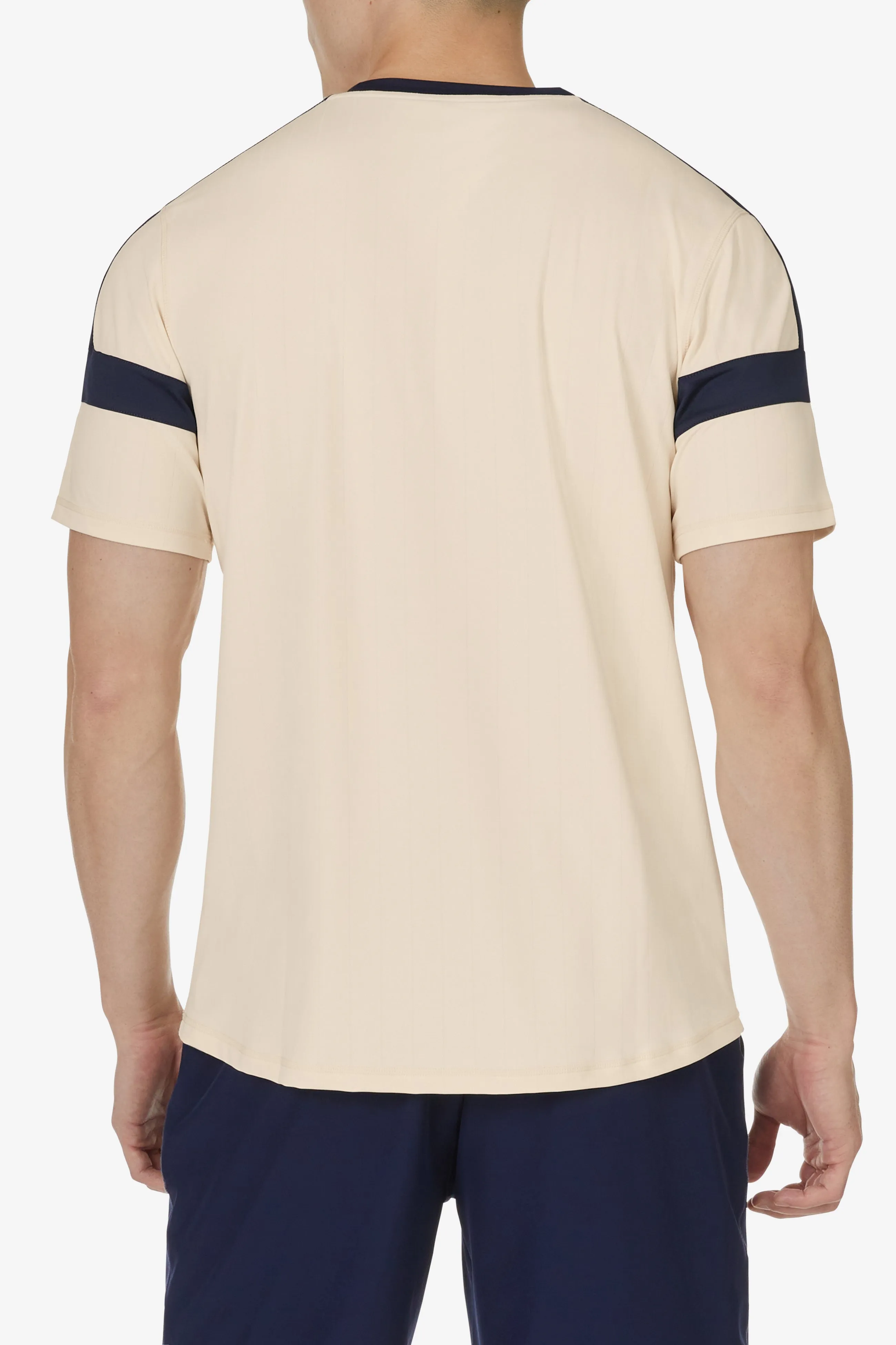 Pro Tennis Heritage Pin Stripe T-Shirt Slim Fit Cut All-Day Stretch