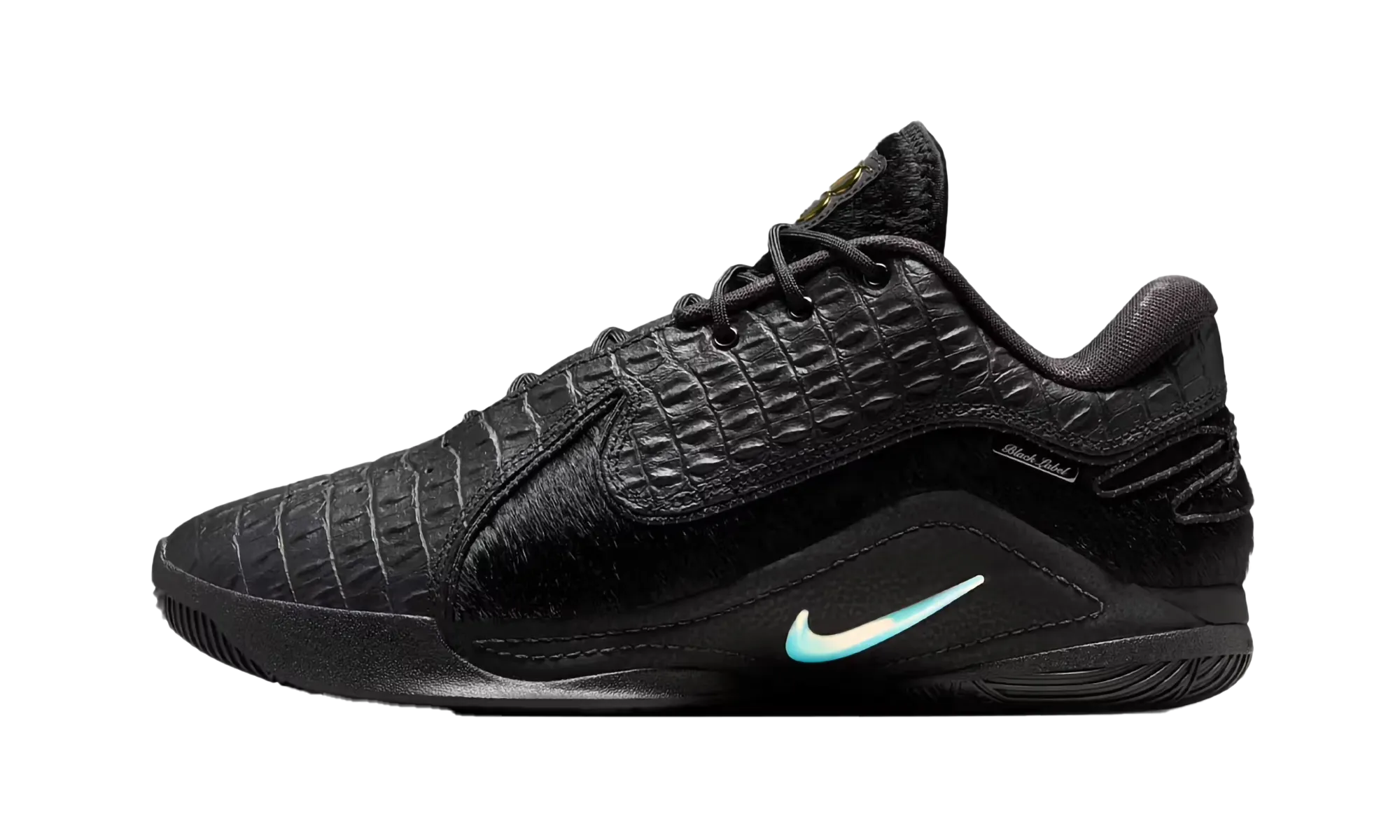 Aero Dynamic Ventilation logo - embossed shoes LeBron 21 "Black Label"