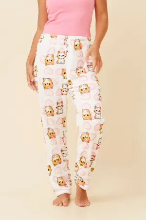 LEE CAT PRINT PLUSH PYJAMA PANTS Cold Weather Wear Work Essential