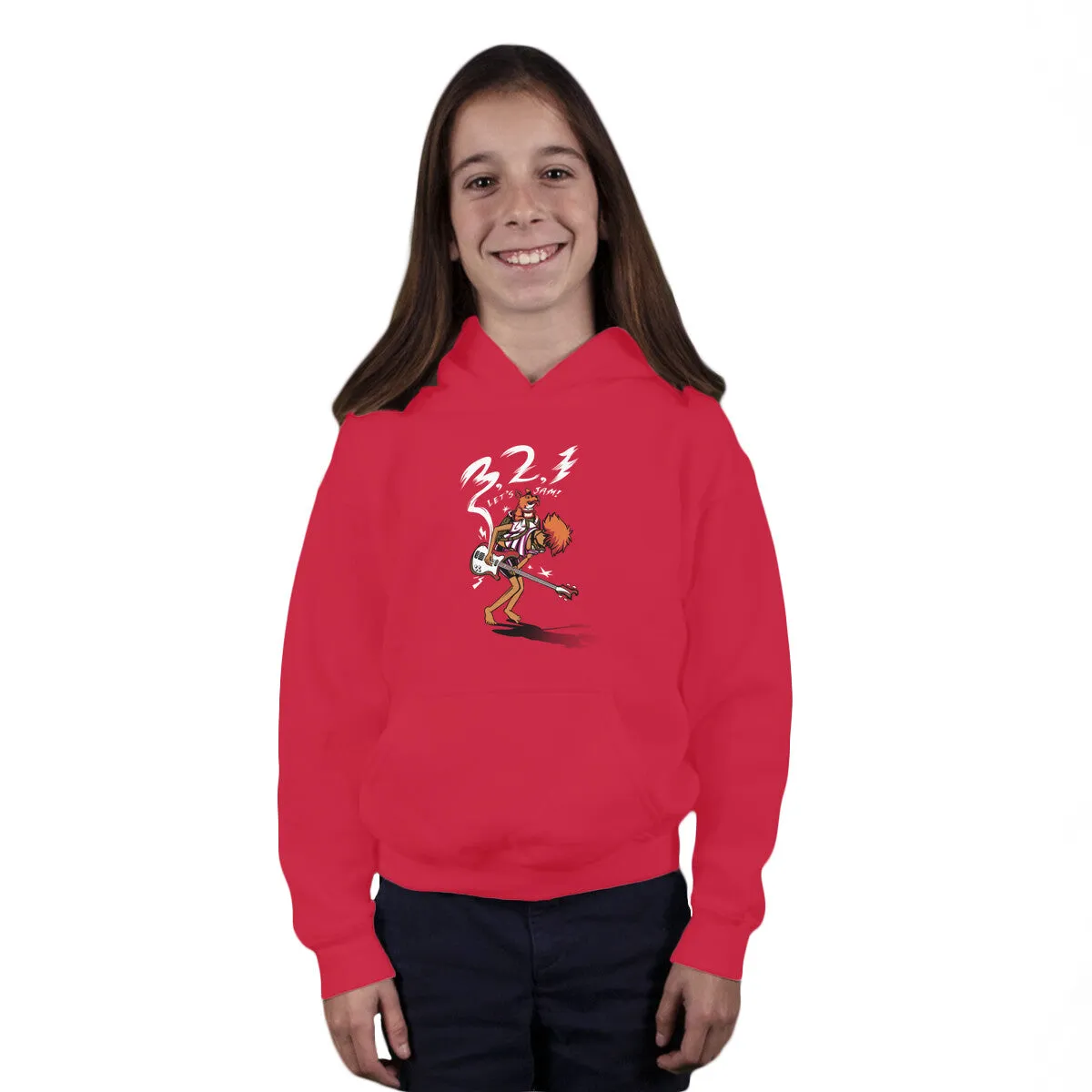 Let's Jam Ed Casual apparel Drawcord Hood