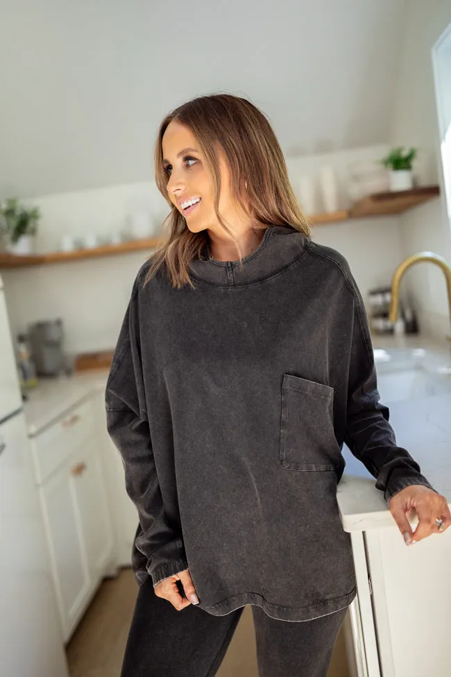 Spanish Glow TearResistant Material Lexi Black Oversized Hoodie Set Emily Fauver X Pink Lily