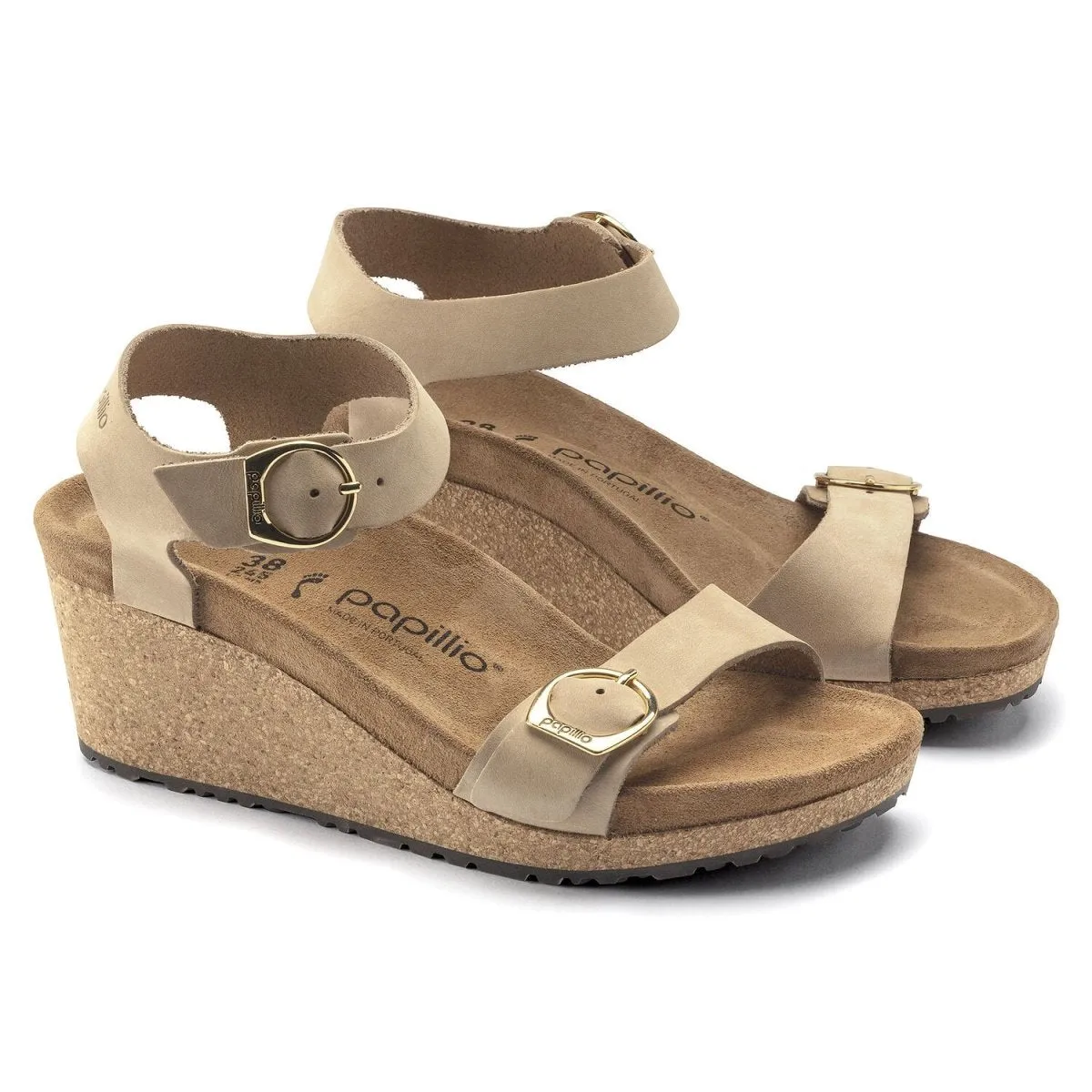 Sleek Profile Birkenstock Women's Soley Sandcastle Nubuck
