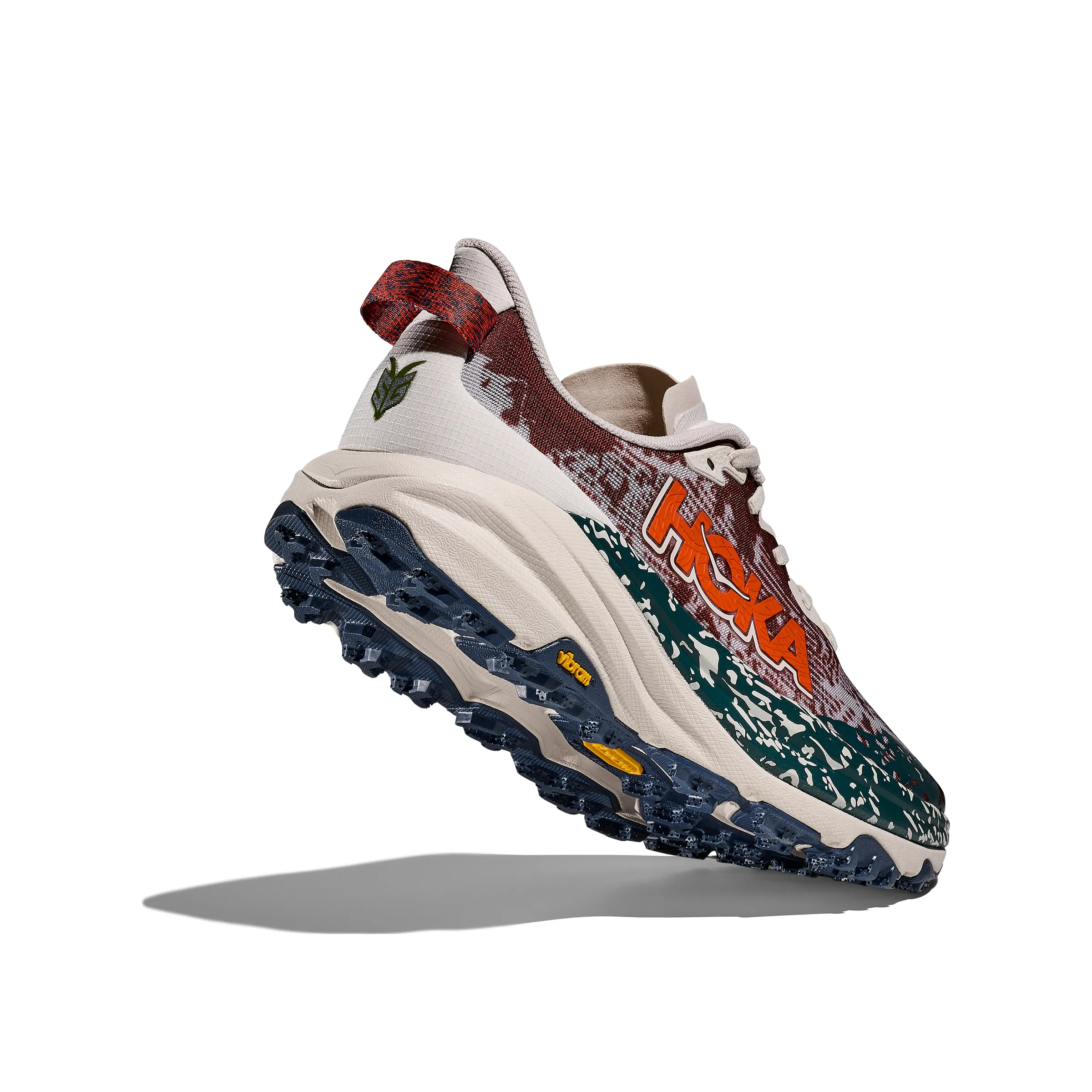 Hoka Mens Trainer Speedgoat 6 Putty/Blue Twilight Ventilated Upper Construction