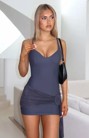 Beachwear Ankle-length Listen To The Beat Mini Dress Slate Grey