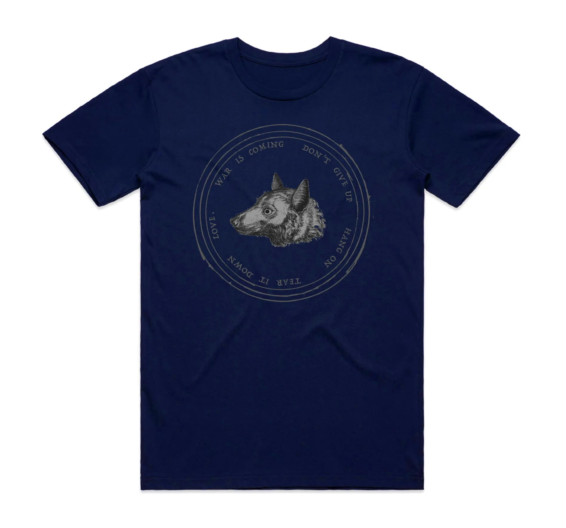 Basic Piece Liberation Autumn of 2024 Navy T-Shirt