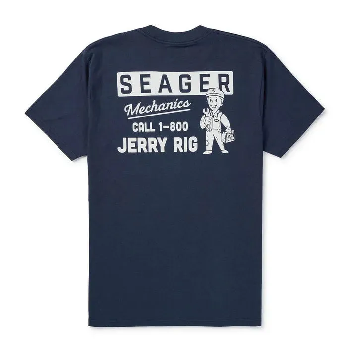 Seager Mens Shirt Jerry Rig Fuzz Free Surface Flexible Cuff Design
