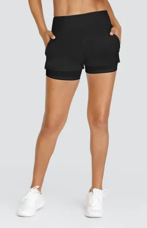 Lulie 4" Short - Onyx Black - FINAL SALE Linen shorts