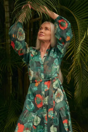 Day-To-Night Wear Fantasia Short Dress in Lotus