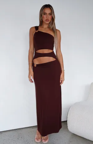 Bold Style Made Me Different Maxi Dress Chocolate