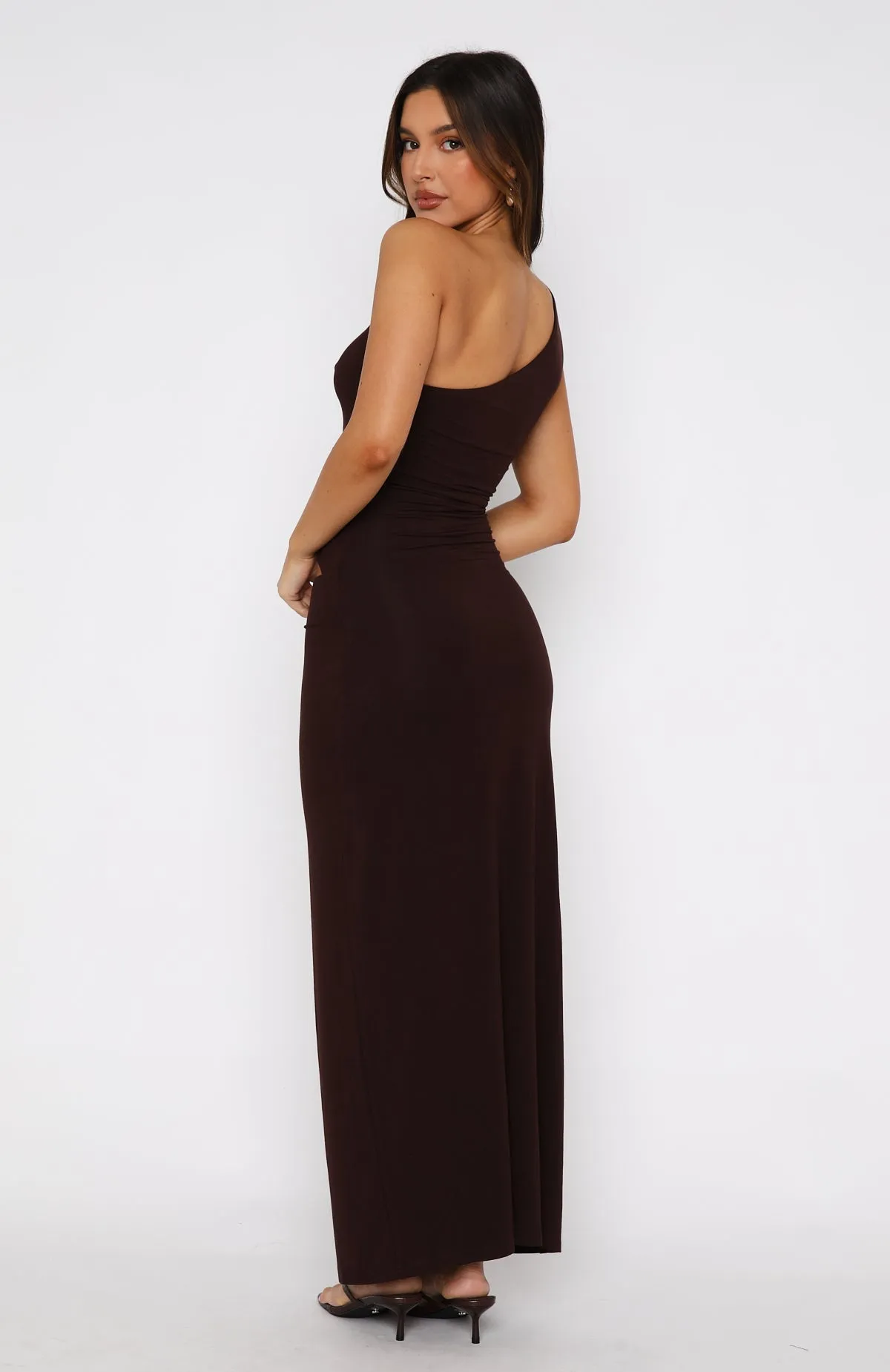 Smooth Design Made Me Different Maxi Dress Chocolate
