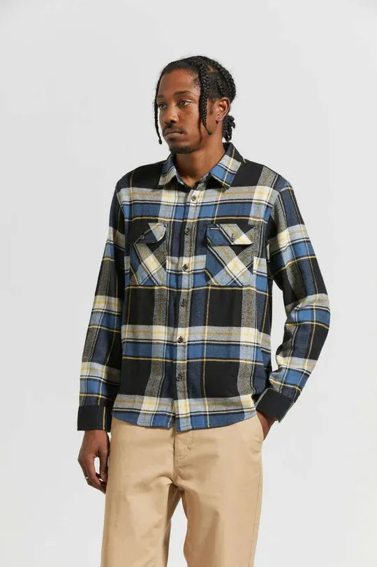 MultiPly Fabric Comfortable and Chic Brixton Mens Jacket Bowery Flannel