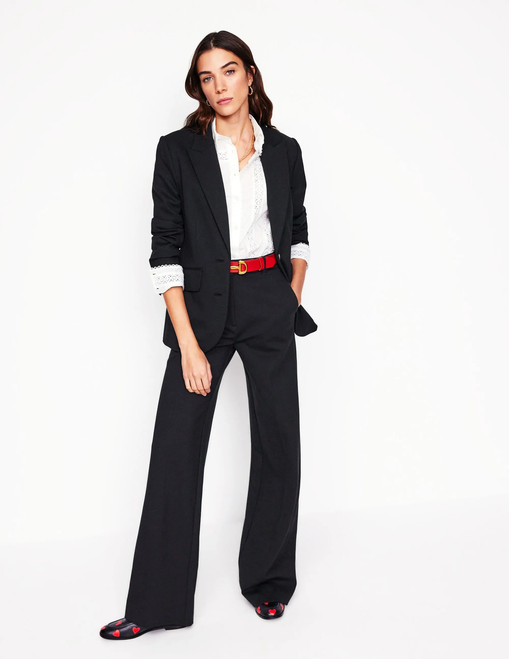Marylebone Ponte Blazer-Black Essential Style