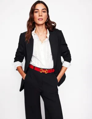 Clean Silhouette Marylebone Ponte Blazer-Black