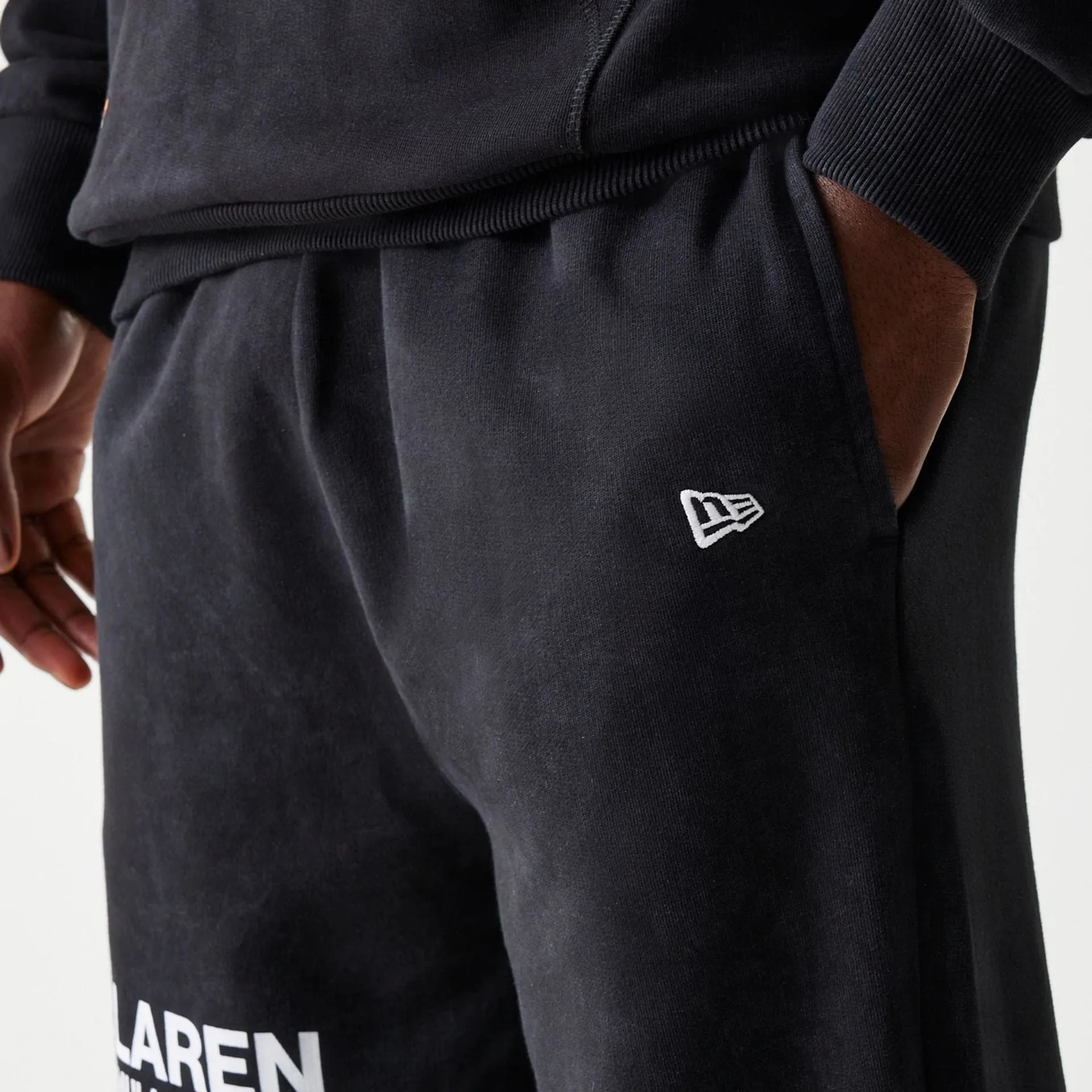 McLaren Racing Black Straight Leg Joggers Durable Seams