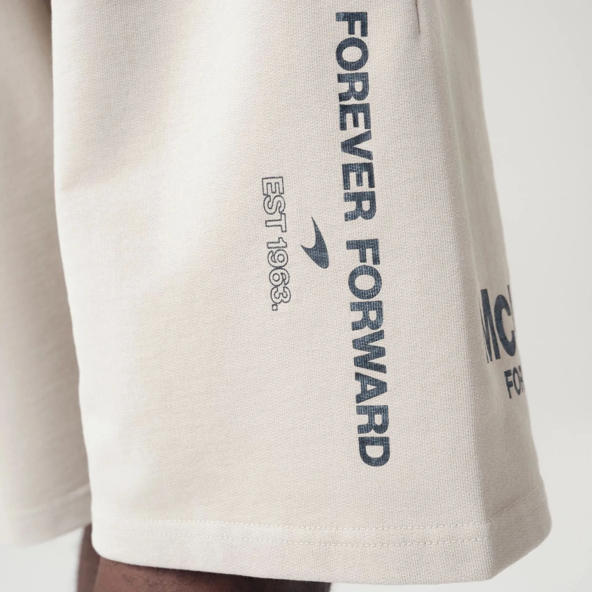 Sports Wear LaserCutEdging McLaren Racing Washed Pack Cream Oversized Shorts