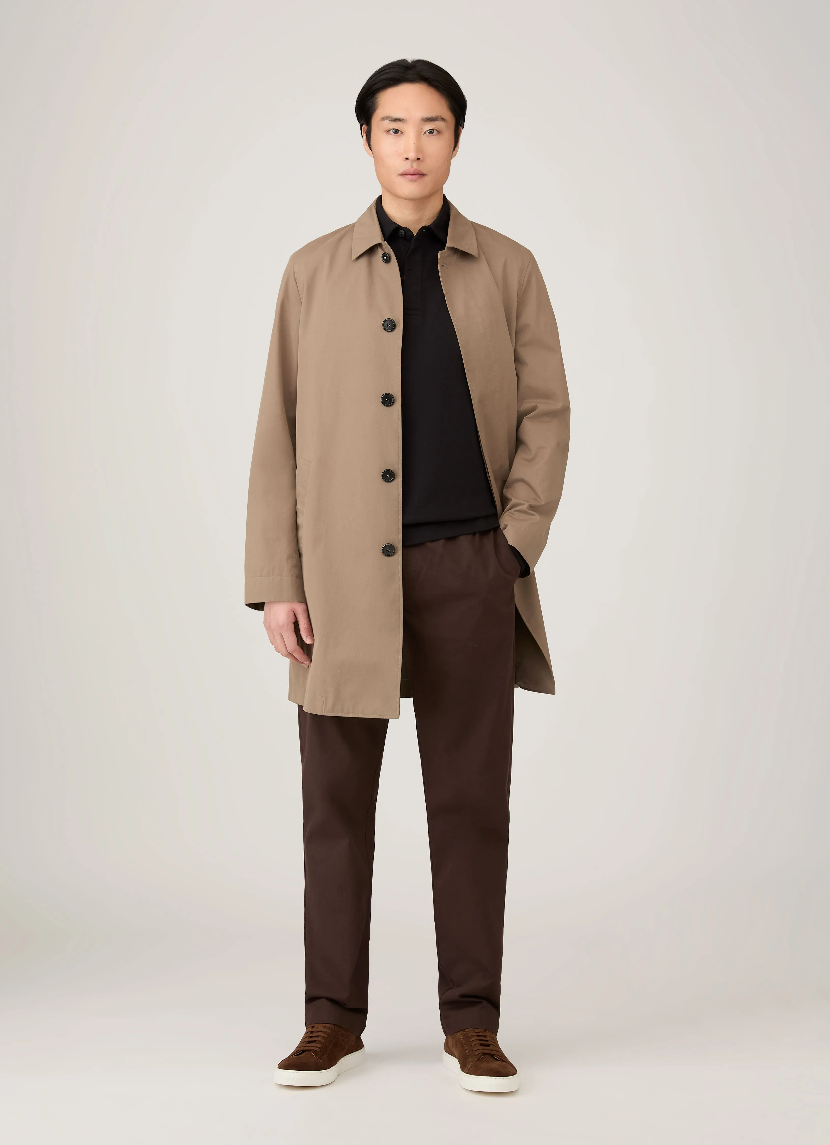 Quick Dry Fit Printed Logo Men's Heavyweight Rugby Polo Shirt in Black