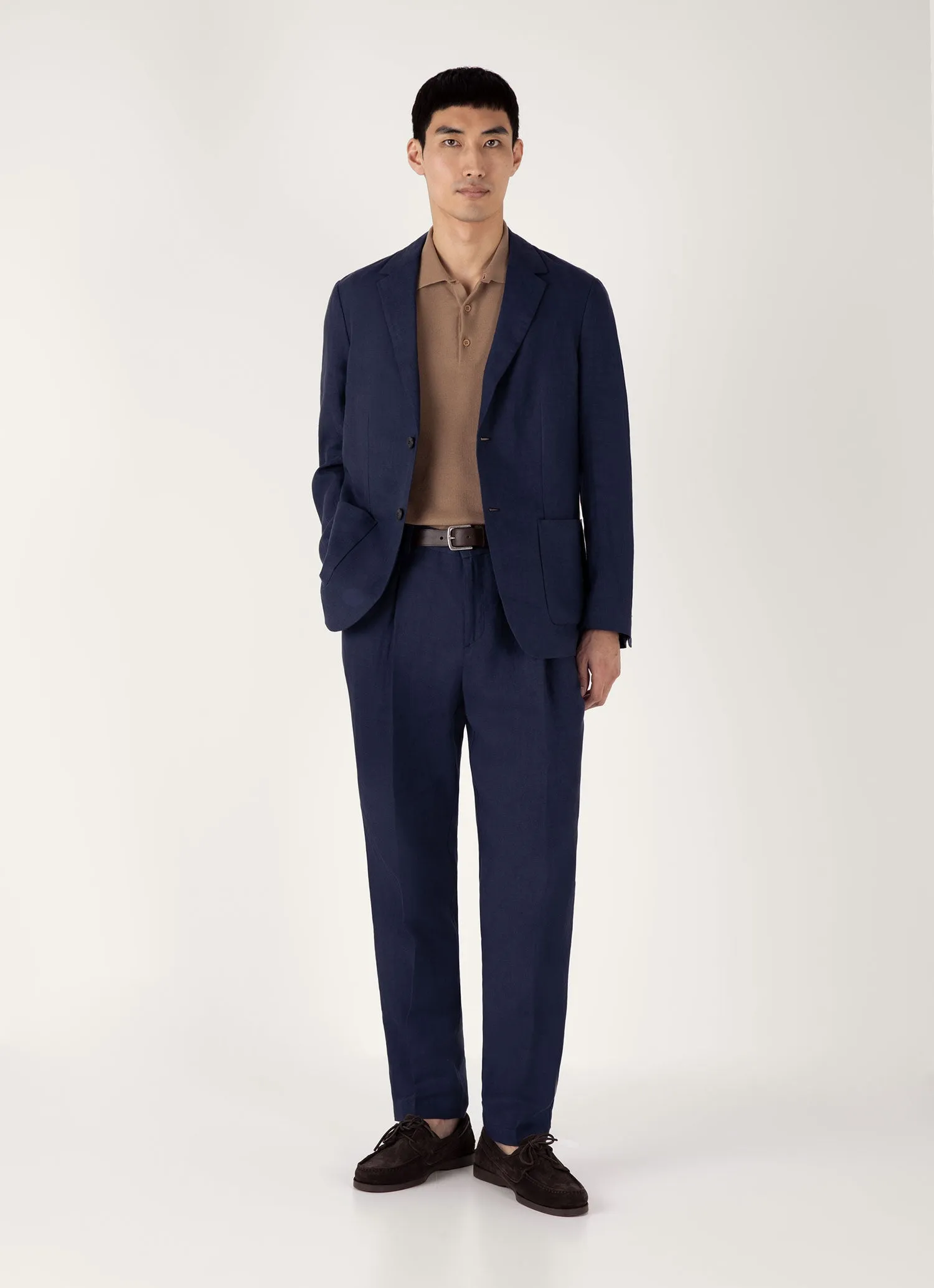 Casual Comfort Top Men's Knit Polo Shirt in Dune