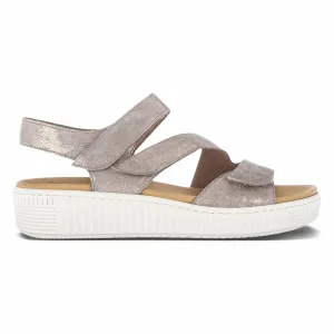 Soft Footwear Gabor Women's 43.600.62 Beige Metallic Leather