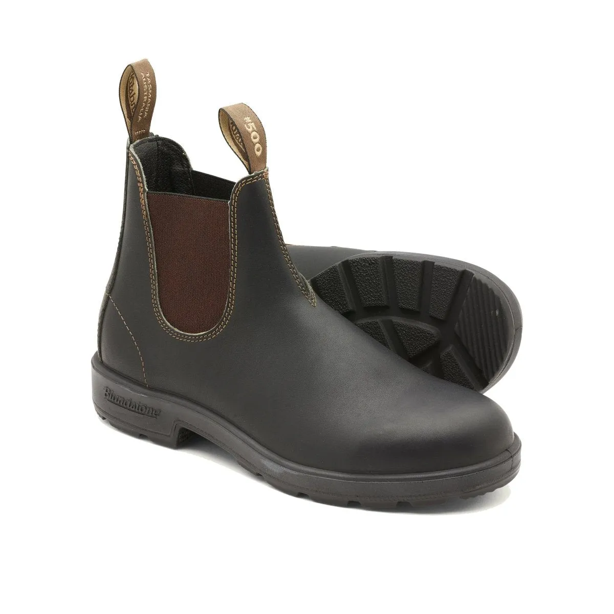 Anatomical Toe Box Slip   resistant   sole Blundstone Women's 500 Brown Leather