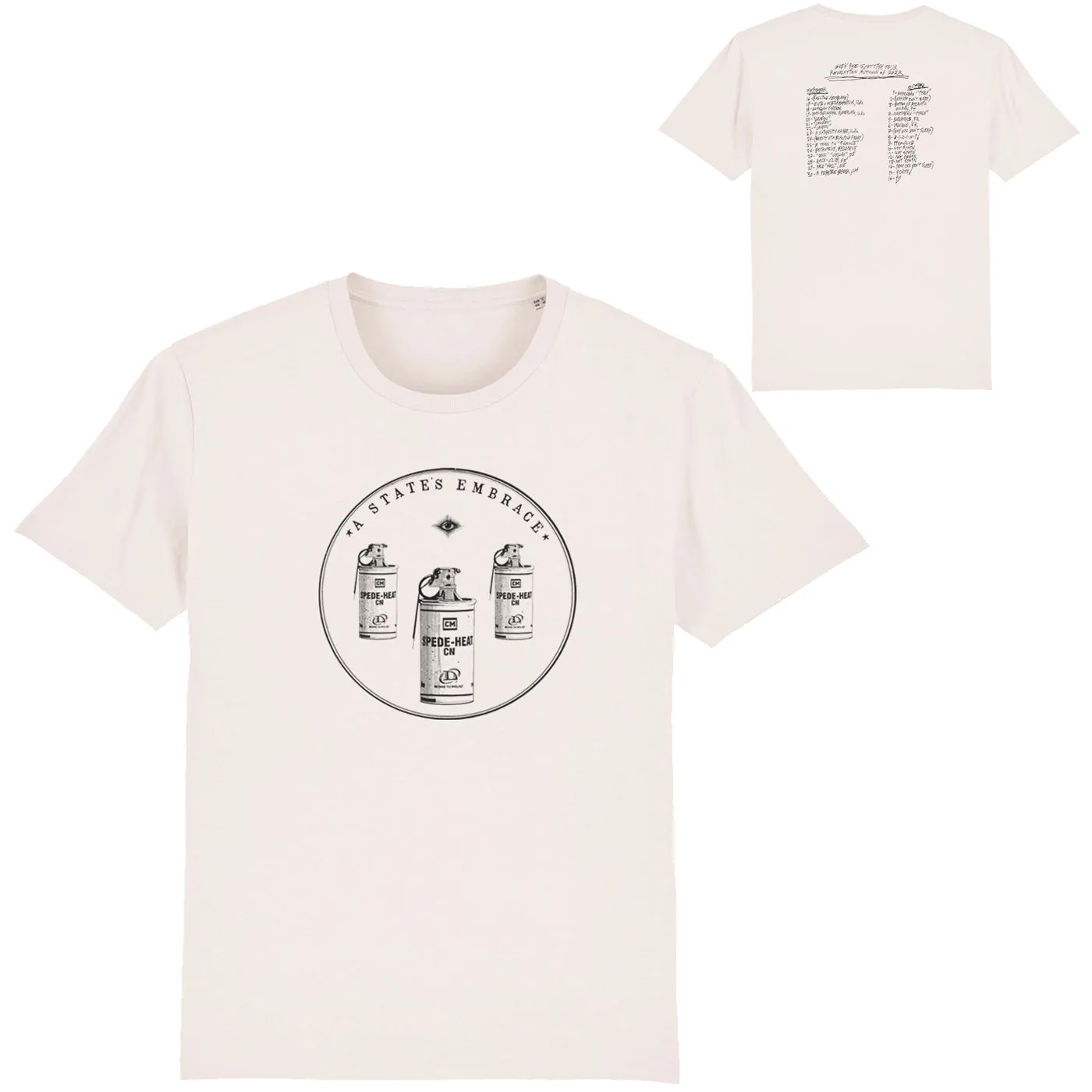 Versatile Top A State's Embrace White T-Shirt