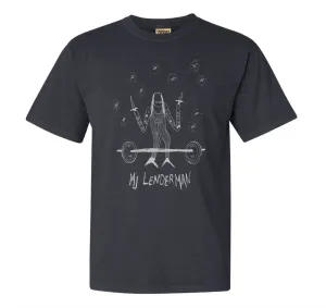 Weightlifter Grey T-Shirt Low Impact Processing Set In Sleeve