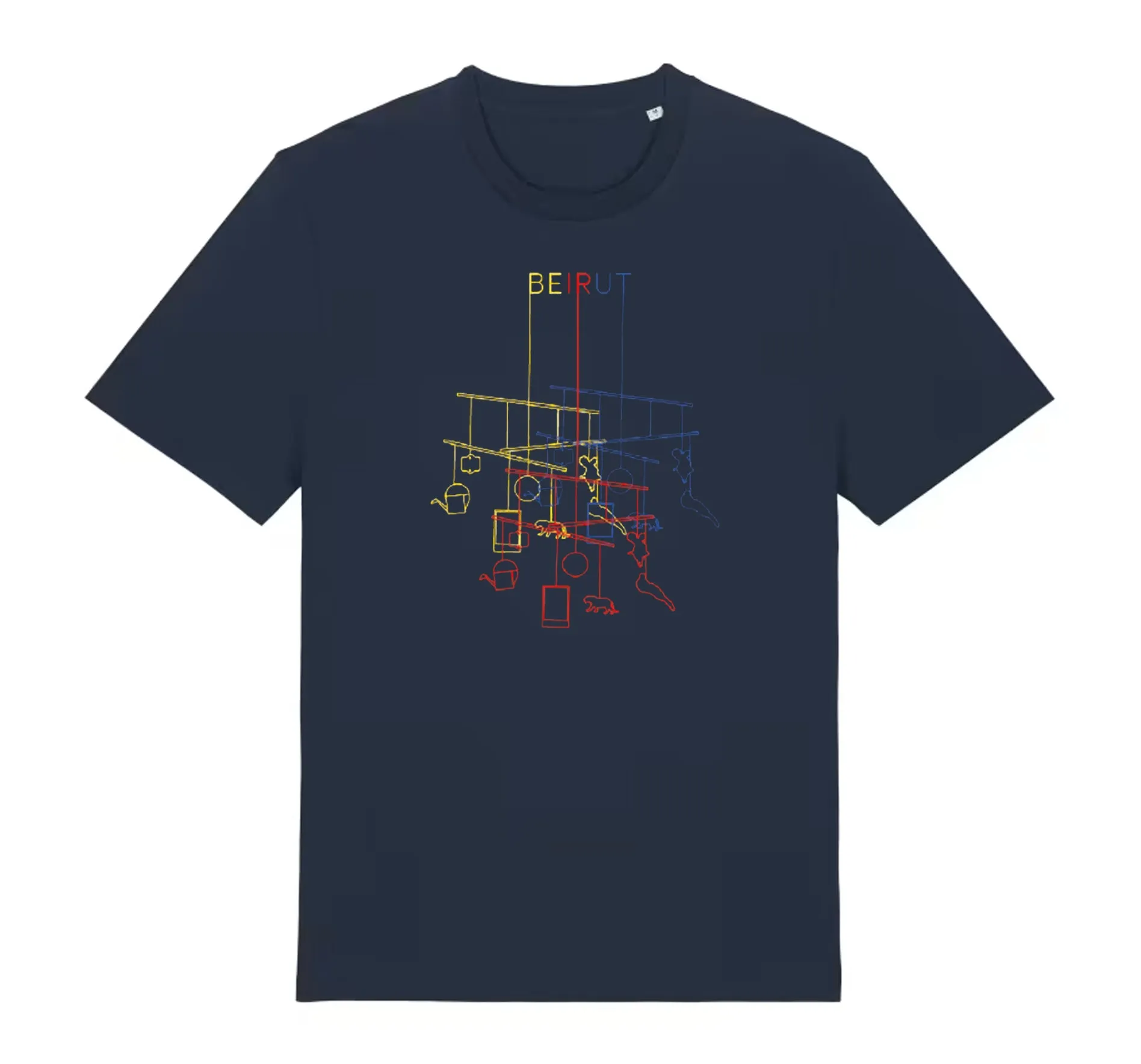 Chic Comfort Style Chill Comfort Wear Mobile Navy T-Shirt