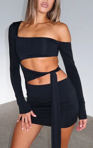 Meet Me In Manhattan Mini Dress Black Subtle Elegance Perfect Comfort Wear