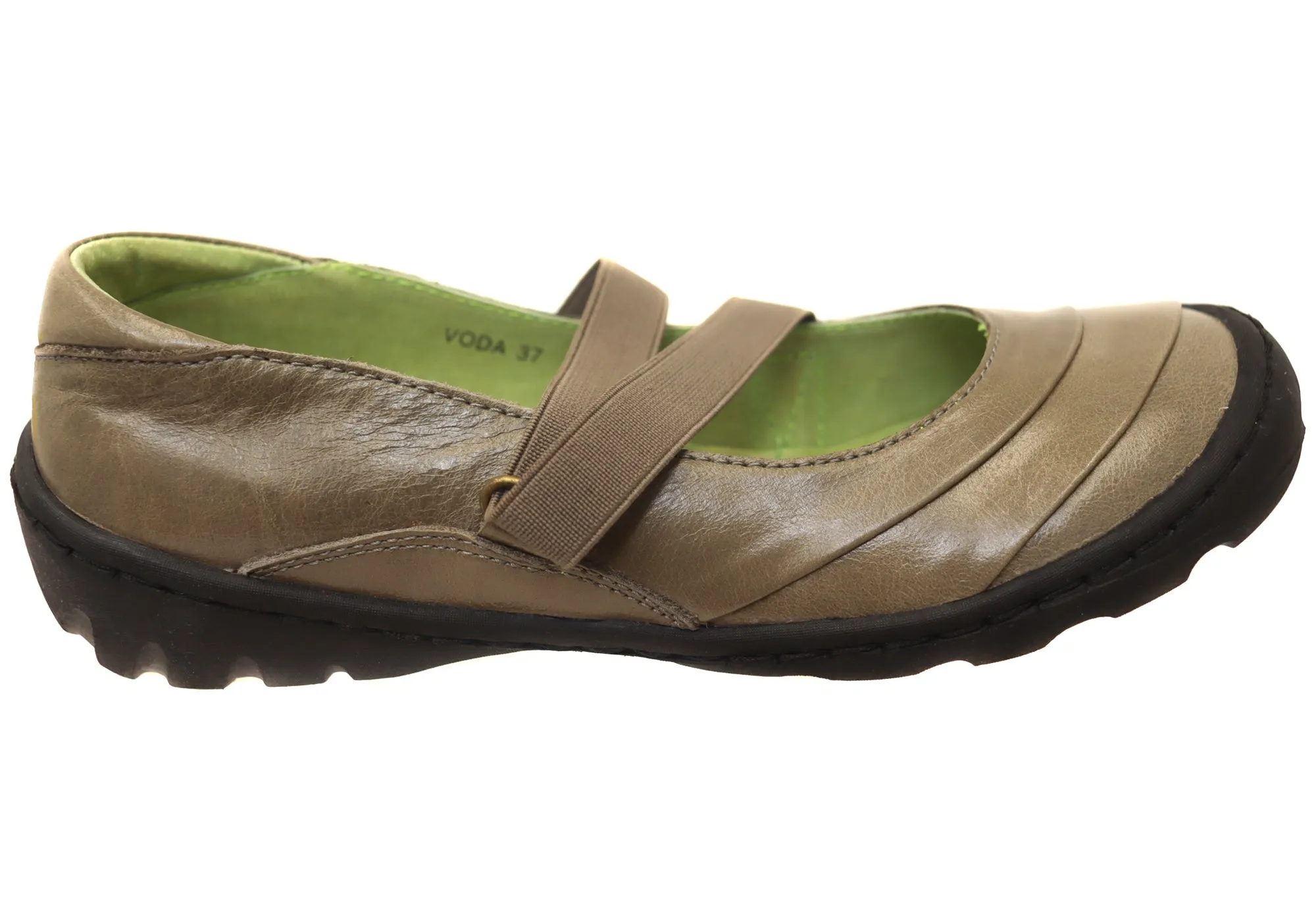 Birthmark Voda Womens Leather Comfortable Mary Jane Shoes Soft Arch Weekend Ready